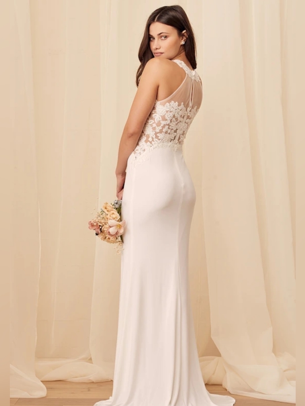 Fated to Forever White Embroidered Mermaid Maxi Dress